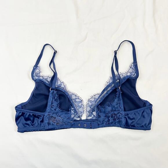 Satin Triangle Bralette - Picture 2 of 3